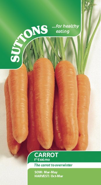 SUTTONS Suttons Carrot Eskimo F1 Seeds