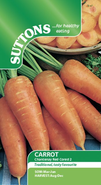 SUTTONS Suttons Carrot Chantenay Red Cored 2 Seeds