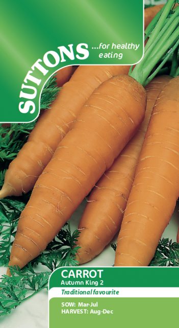 SUTTONS Carrot Autumn King 2 Seeds