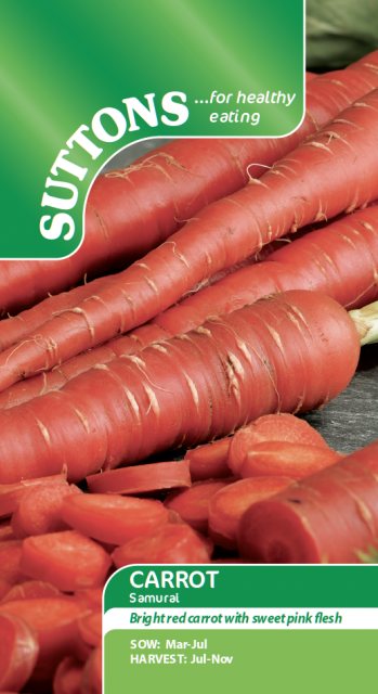 SUTTONS Suttons Carrot Samurai Seeds