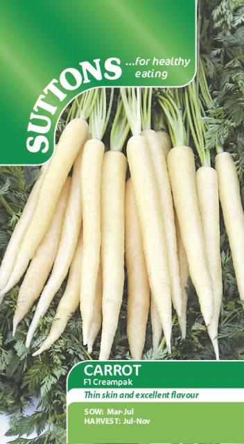 SUTTONS Carrot Creampak F1 Seeds