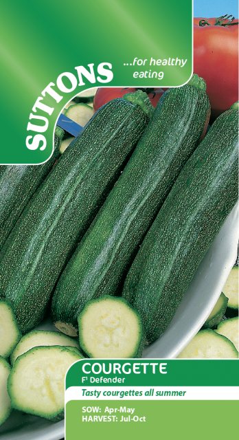 SUTTONS Courgette Defender F1 Seeds