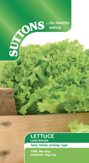 SUTTONS Suttons Lettuce Lollo Bionda Seeds