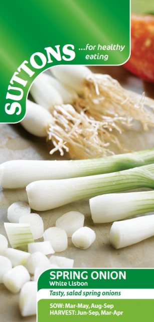 SUTTONS Spring Onion White Lisbon Seeds