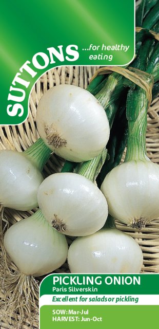 SUTTONS Pickling Onion Paris Silverskin Seeds