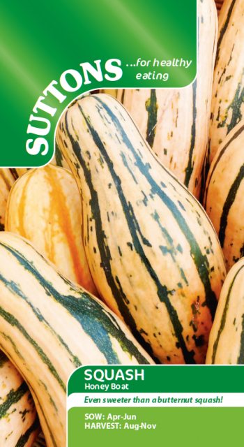 SUTTONS Suttons Squash Honeyboat Seeds