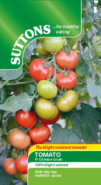 SUTTONS Suttons Tomato Crimson Crush F1 Seeds