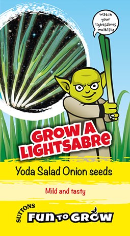 SUTTONS Fun To Grow A Lightsaber Onion Yoda F1 Seeds