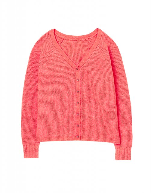 Joules on sale pink cardigan