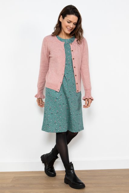 Lily & Me Darcy Plain Cardigan Pink - Jumpers & Sweatshirts - Mole Avon