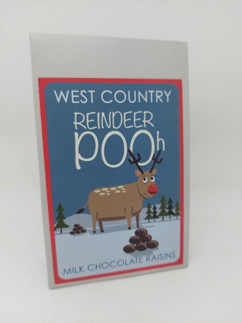 Cream Of The Westcountry Reindeer Pooh Chocolate Raisins 125g