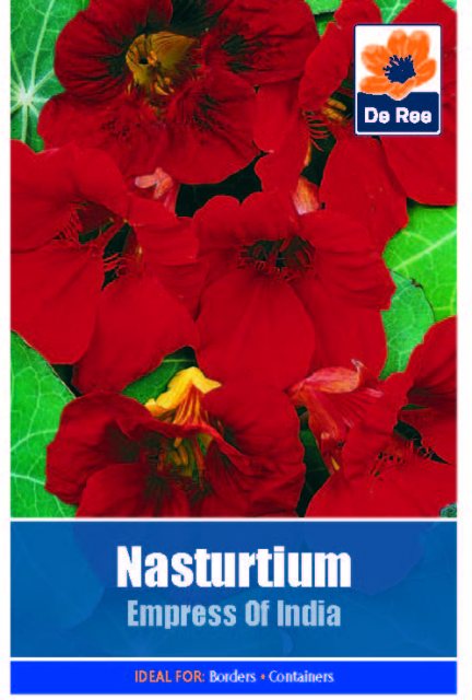 De Ree Nasturtium Empress Of India Seed