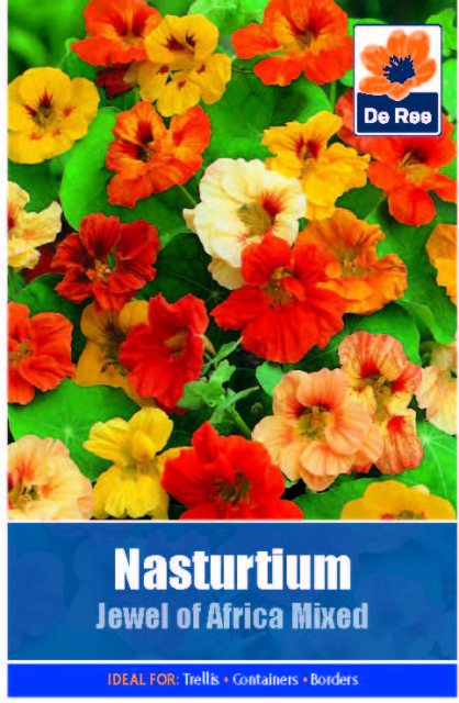 De Ree Nasturtium Jewel Of Africa Mixed Seed