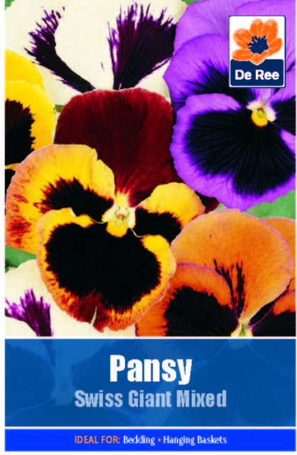 De Ree Pansy Swiss Giant Mixed Seed