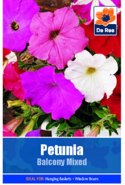 De Ree Petunia Balcony Mixed Seed