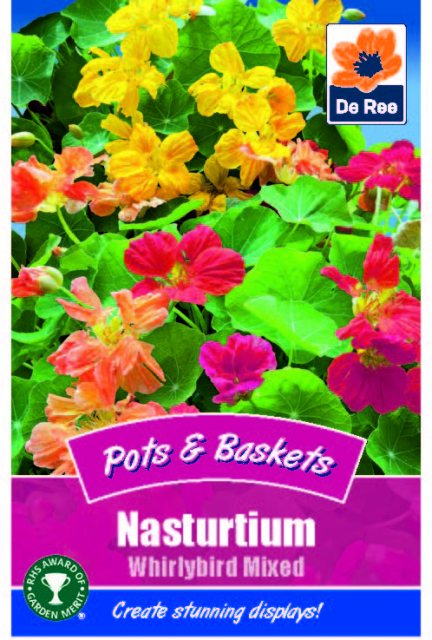 De Ree Nasturtium Whirlybird Mixed Seed