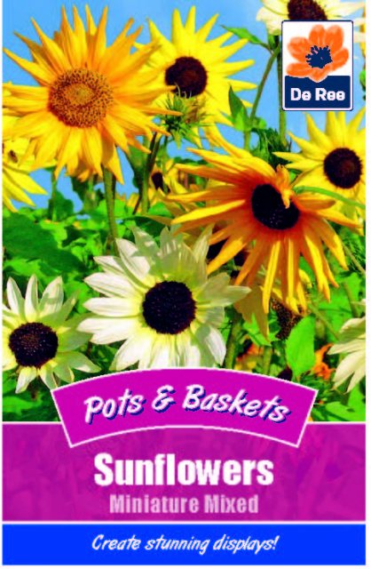 De Ree Sunflowers Miniature Mixed Seed