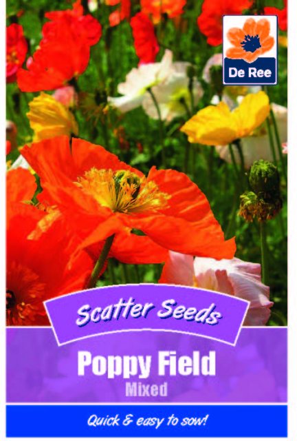 De Ree Poppy Field Mixed Seed