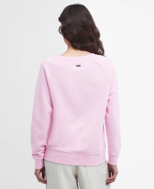 Barbour otterburn sweatshirt online pink