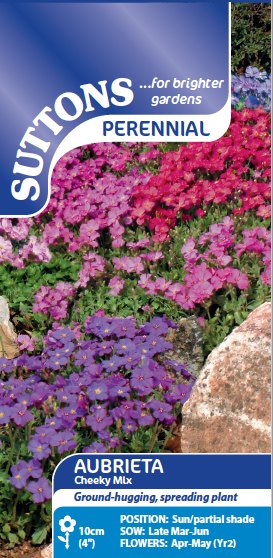 SUTTONS Suttons Aubrieta Cheeky Mix Seeds