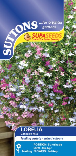 SUTTONS Suttons Lobelia Cascase Mix Seeds