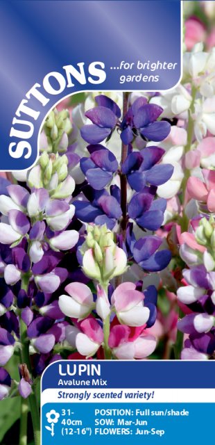 SUTTONS Suttons Lupin Avalune Mix Seeds