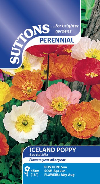 SUTTONS Suttons Iceland Poppy Special Mix Seeds