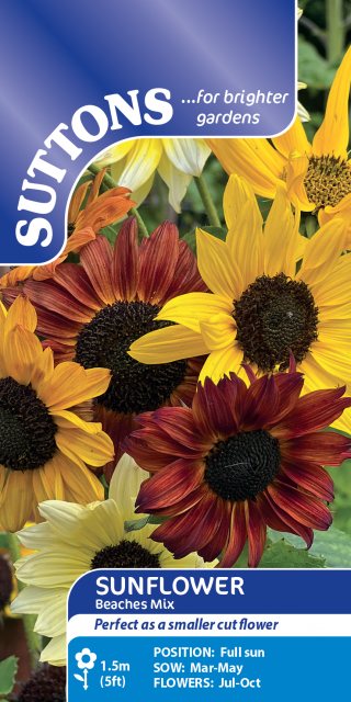 SUTTONS Suttons Sunflower Beaches Mix Seed