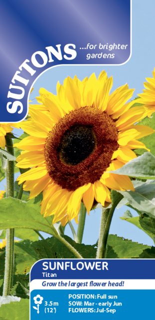 SUTTONS Suttons Sunflower Titan Seeds