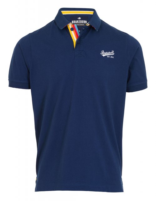 Brakebur Brakeburn Polo Navy - Tops & Jumpers - Mole Avon