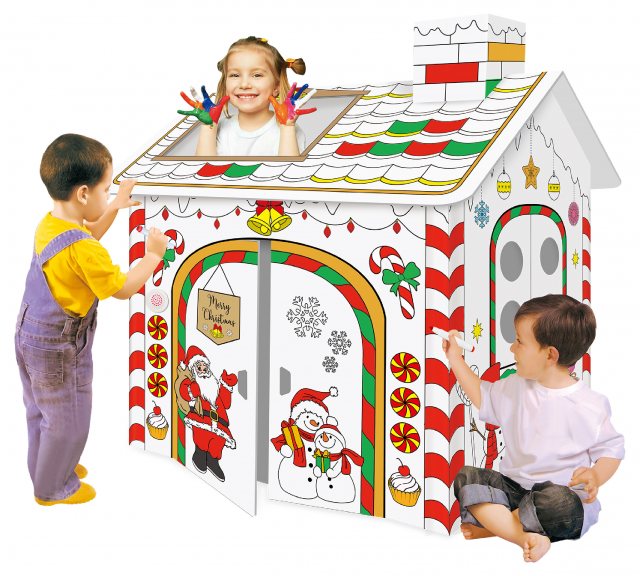 Christmas Craft House Kit With Music