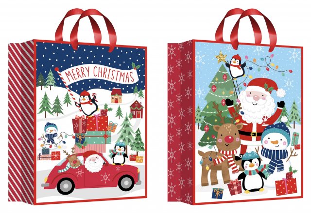 Christmas Gift Bag Jumbo Assorted