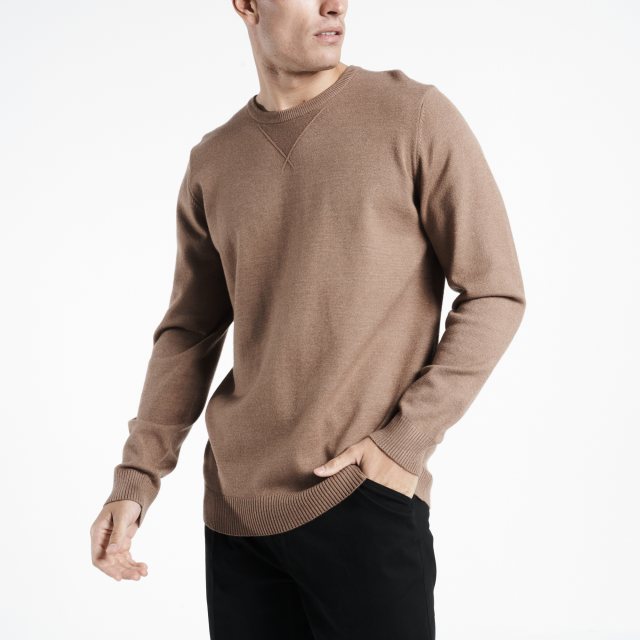 Carabou Carabou Crew Neck Jumper Beige