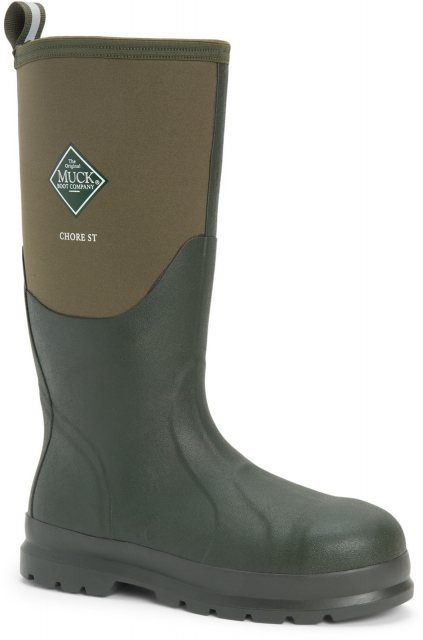 Muck Boot Muck Boots Chore Classic Steel Safety Wellington Moss