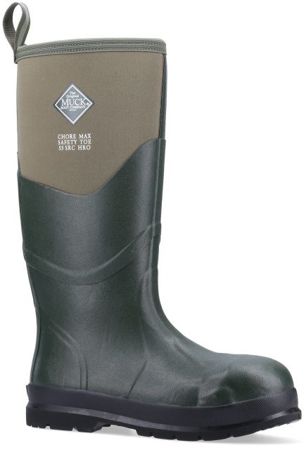 Muck Boots Chore Max S5 Safety Wellington Moss Muck Boots