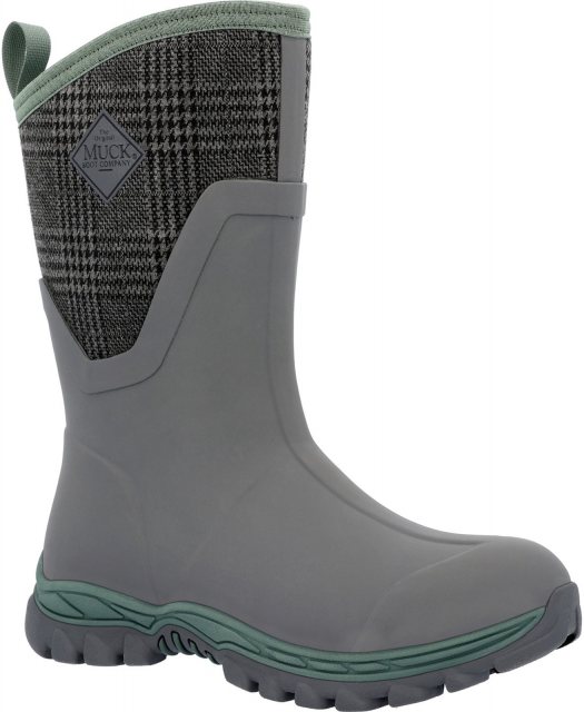 Muck Boot Muck Boots Arctic Sport II Mid Wellington Grey Plaid