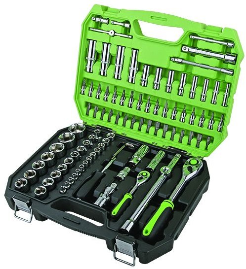 Jefferson Tools Jefferson 1/4" & 1/2" Drive Socket Set 94 Piece