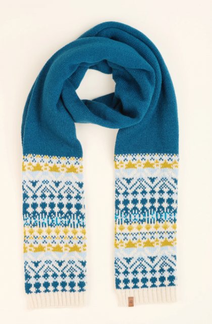 Brakeburn Brakeburn Fairisle Knitted Scarf