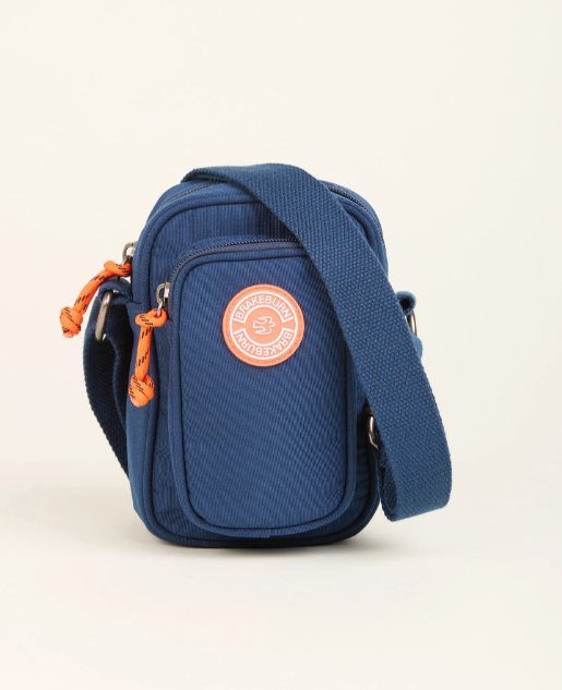 Brakeburn Brakeburn Cross Body Bag Orange/Navy Small