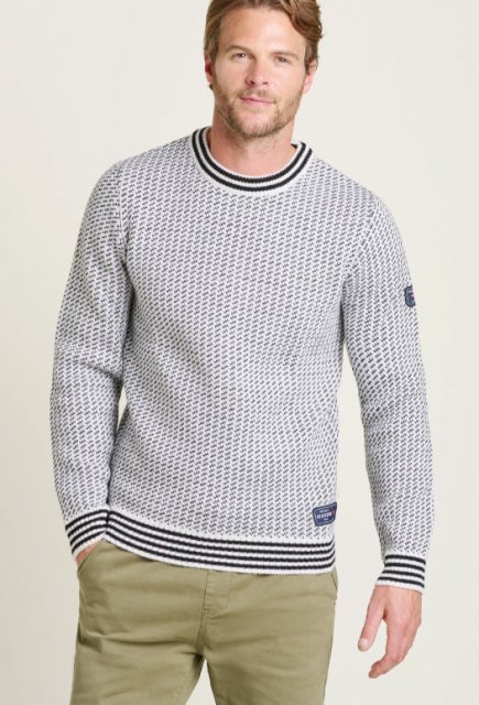 Brakeburn Brakeburn Fishermans Jumper Cream