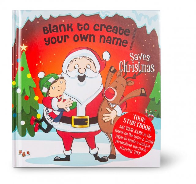 Personalised Christmas Storybook Santa Saves Christmas