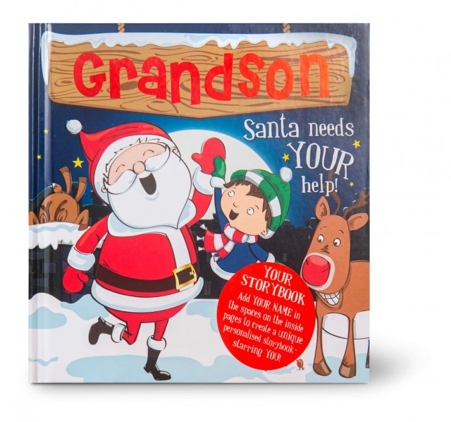 Personalised Christmas Storybook Special Grandson