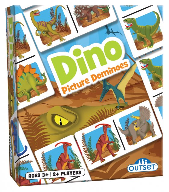 Dinosaur Dominoes Set