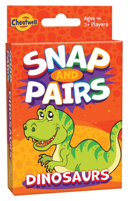 Dinosaur Snap & Pairs Card Game