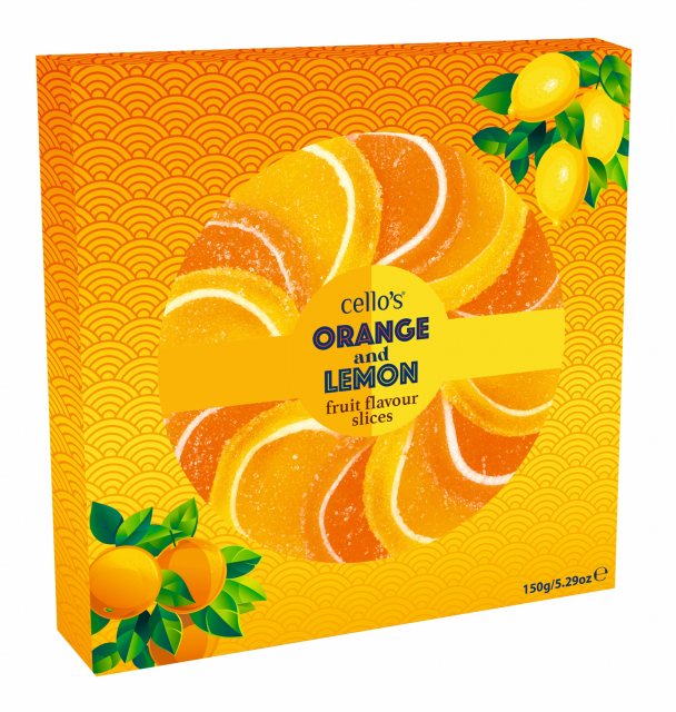 Cello's Orange & Lemon Jelly Slices 150g