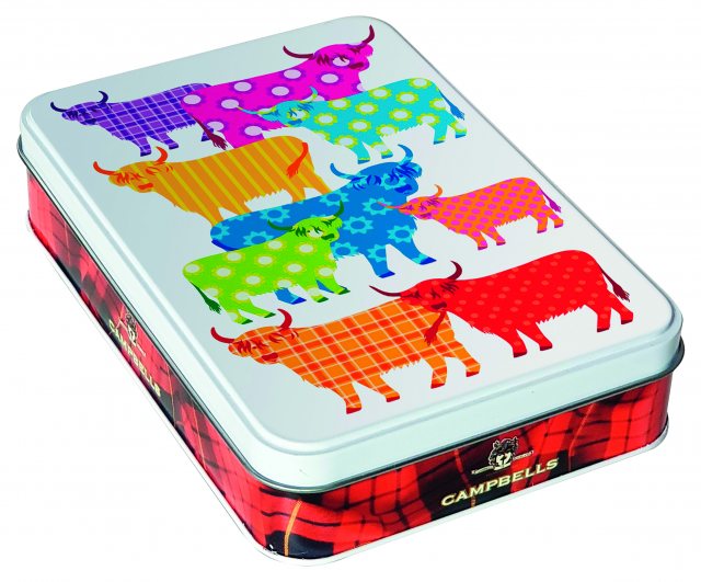 Campbells Highland Cow Shortbread Tin 150g