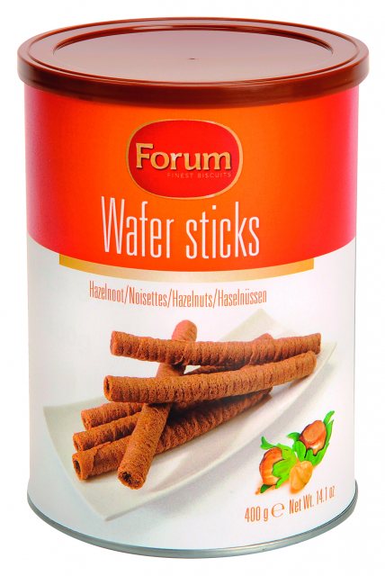 Forum Hazelnut Wafer Sticks 400g