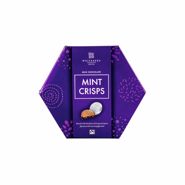 Whitakers Milk Chocolate & Honeycomb Mint Crisps 165g