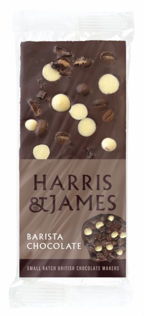 Harris & James Barista Dark Chocolate Bar 100g