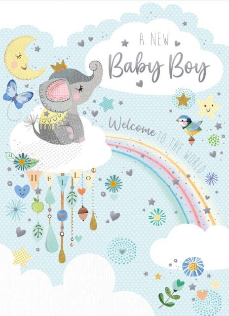 New Baby Boy Card